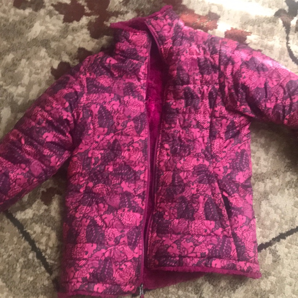 North Face Reversible Girls Coat XL
